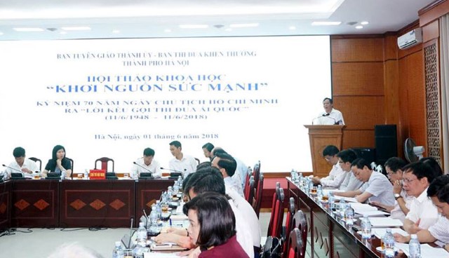 Phó Chủ tịch Phùng Thị Hồng Hà dự hội thảo khoa học “Khơi nguồn sức mạnh”